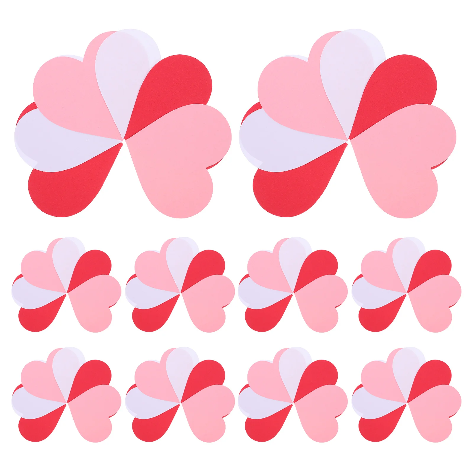 

73pcs Valentine'S Day Heart Craft Cards 6In Blank Heart-Shaped Cardstock For Diy Greeting Notes Classroom Decoration Bulletin