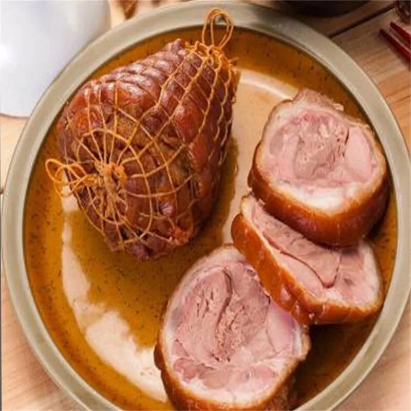 Netting Roll Elastic Ham Sock Netting Pork Butcher Twine Net Braided Cotton Thread Household Kitchen Net Bag Meat Packing Tools