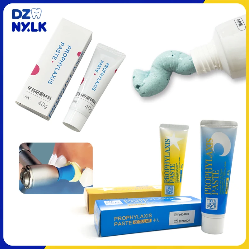 40g Dental Prophy Paste Tooth Polishing Paste Fine/Regular Grit Prophylaxis Paste Ortho Implant Prophy Paste Whitening Materials