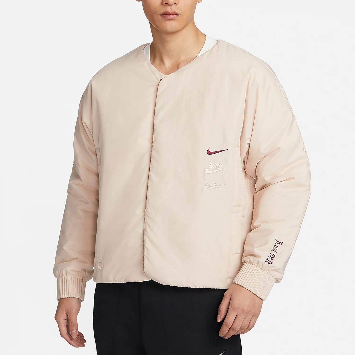 

Официальная весенняя новая мужская простая спортивная повседневная теплая куртка Nike FZ6375-126