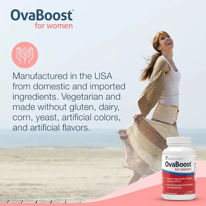 

OvaBoost for Women - Improve Ovulation, Enhance Egg Quality, Balance Hormones, and Regulate Menstrual Cycles