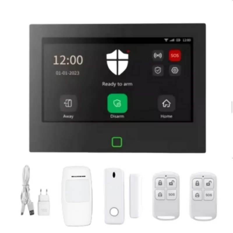 

【A42U】Wifi 4G Tuya Система умной домашней сигнализации GSM-модуль-домик Комплект охранной сигнализации с вилкой европейского стандарта в комплекте