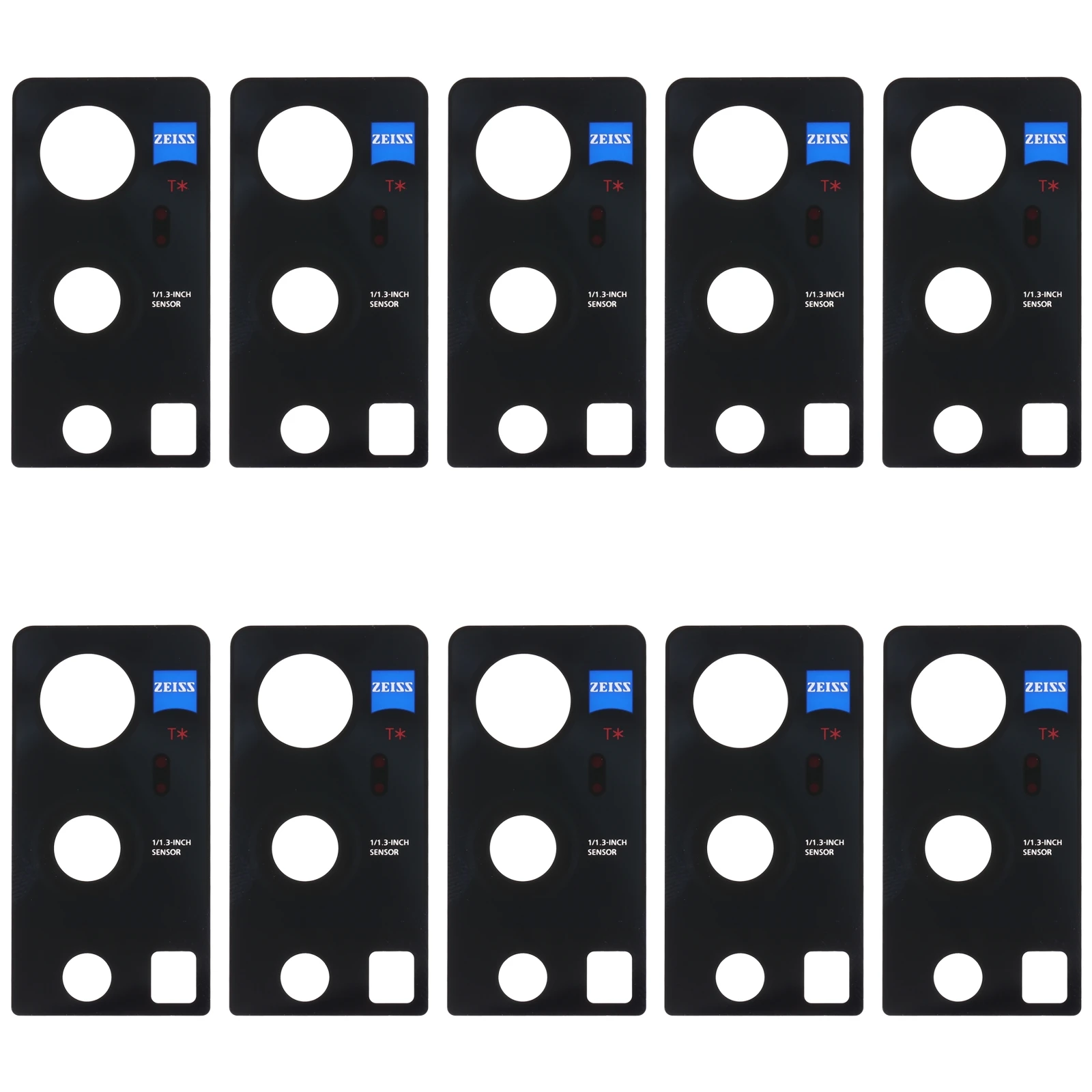 Vivo X60 Pro+ V2056A 10pcs Back Camera Lens Rear Front Camera Module Replacement