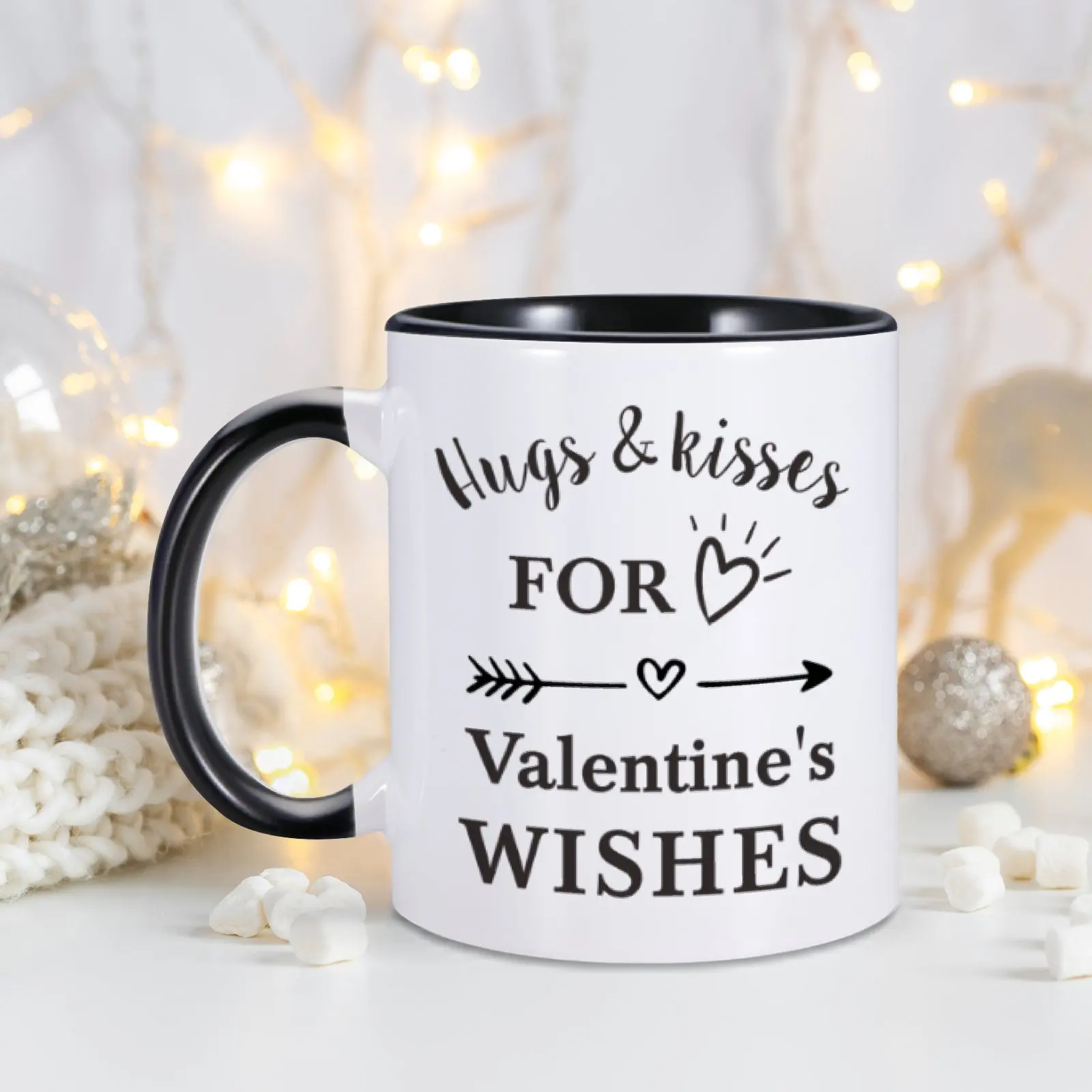 Gift for Couples 11oz Ceramic Coffee Mug Funny Couple Gifts For Him Her Mr & Mrs Husband Wife Engagement Present Holiday Gifts