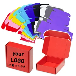 10 Colorful Airplane Boxes Wholesale Super Hard Pink Packing Box Clothing Underwear Toy Accessories Purple Express Packing Box