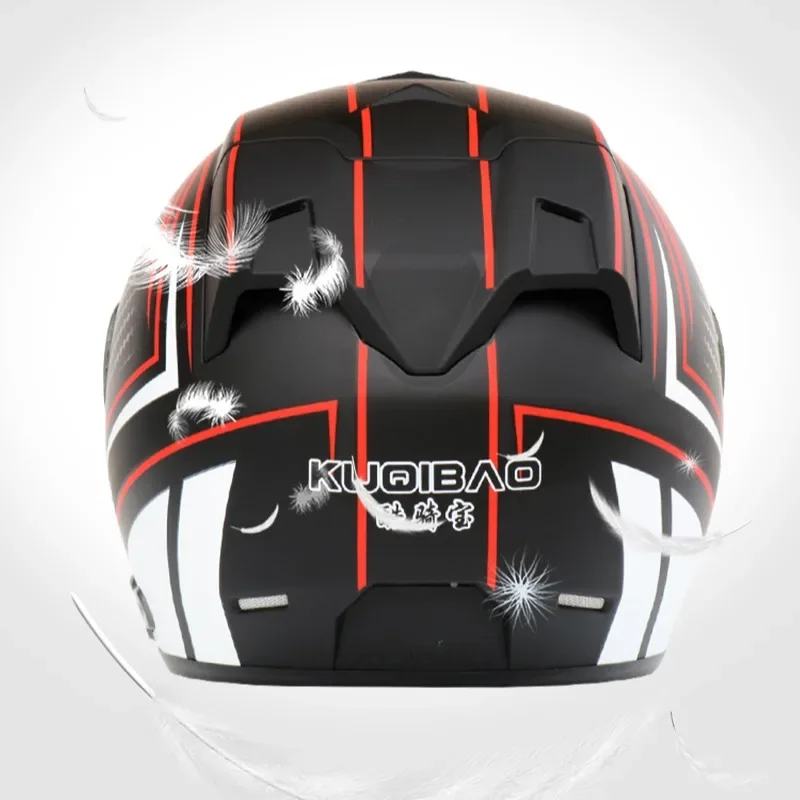 Kuqibao Motorcycle Helmet Electric Half Helmet Safety Certified Bluetooth High-definition Reinforced Lens Helmet