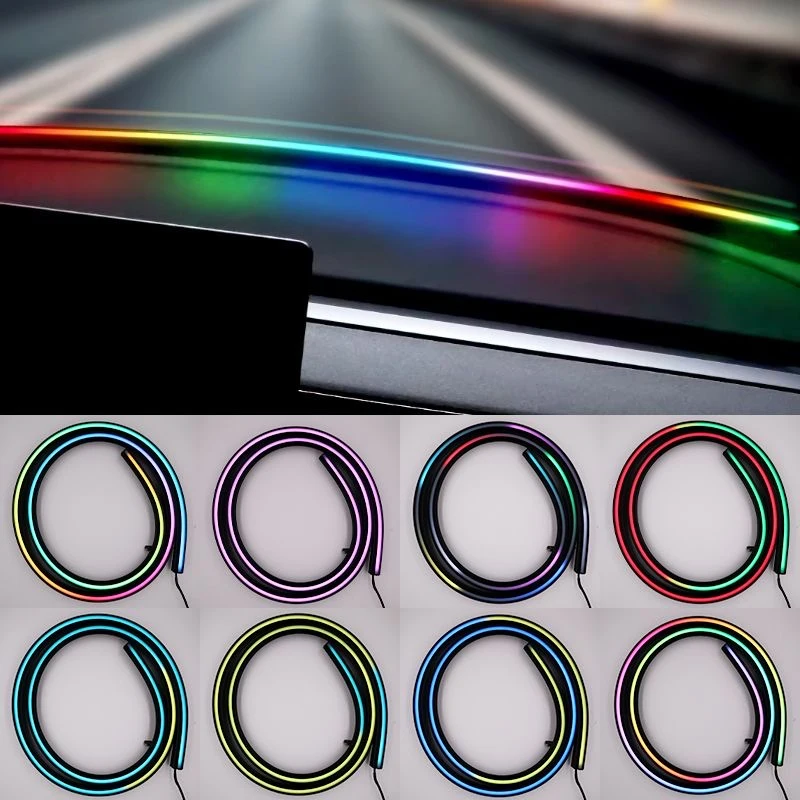 لمرسيدس بنز CLA CLB CLE CLS GLA GLC GLE A B C E S EQA EQC EQB أضواء السيارة على وحدة التحكم المركزية للسيارة LED RGB ديكور