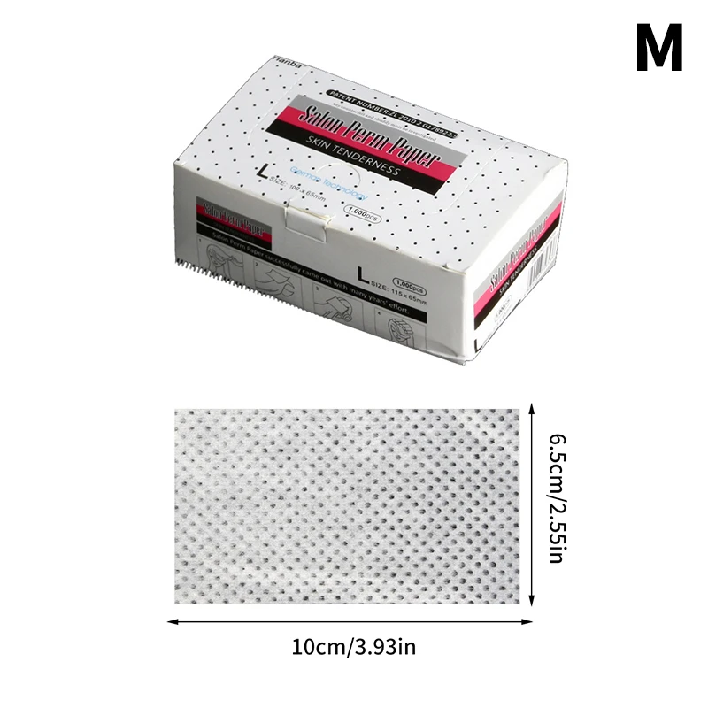1000 Sheets Thin Perm Papers Heat Resistant