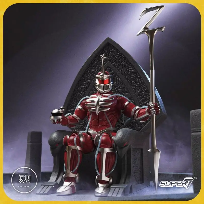 In Stock Super7 1/12 Soldier Power Ranger Fenster Blue Warrior Black Warrior Chad Throne Model 7Inch Action Figure Movable Doll