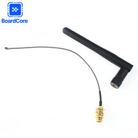 2.4GHz WiFi Module IPEX1 To RP SMA Female Converter 3dBi WiFi Gain Antenna SMA Male Antenna Pigtail Cable for Smart Home DIY