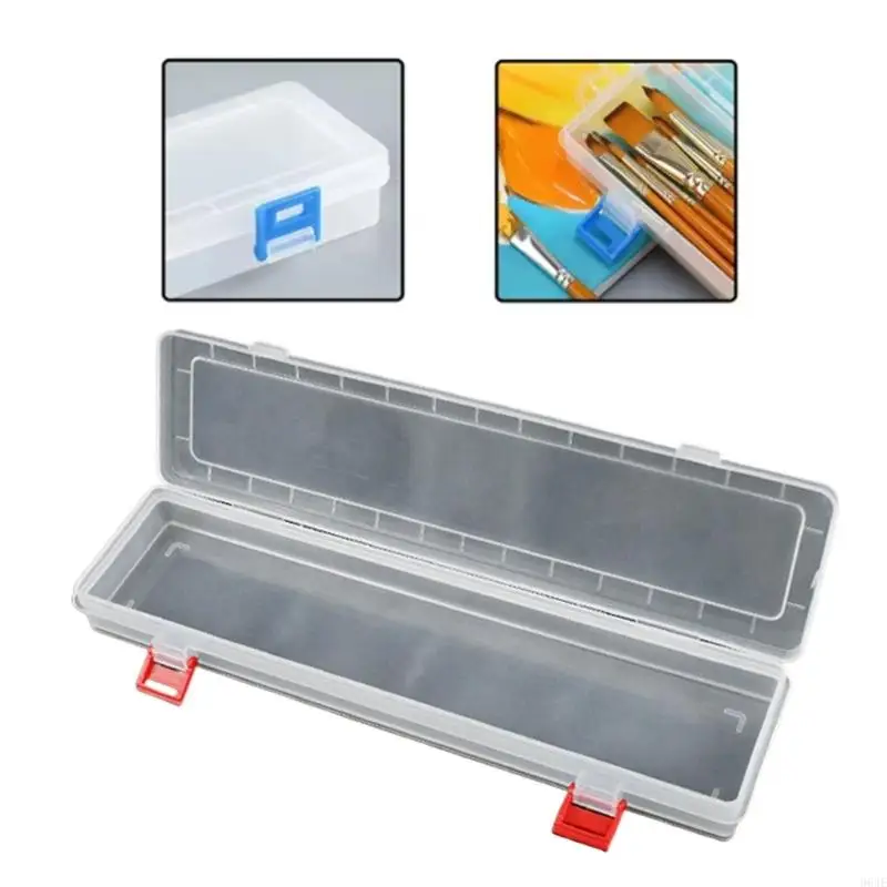 964E Spacious 14 Inch Plastic Long Box Storage for Tools and Accessories