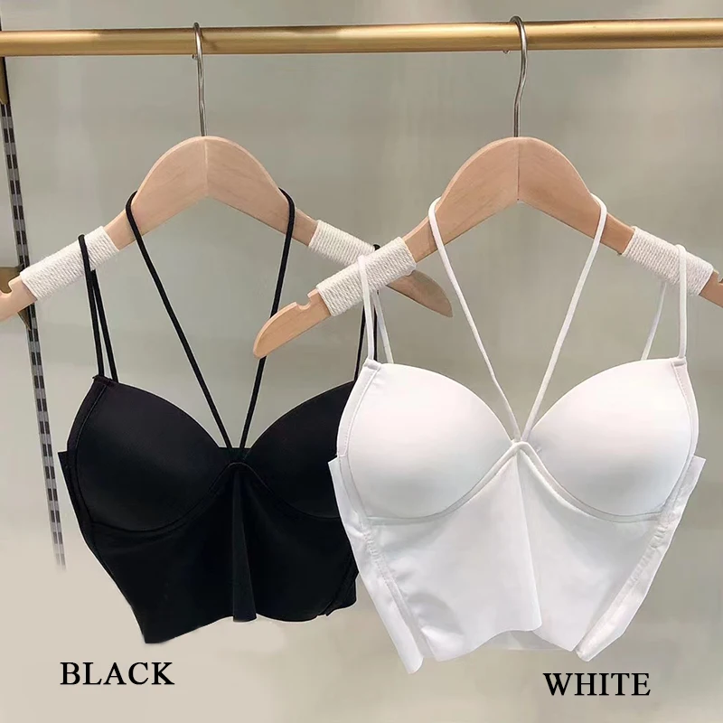 Summer Sexy Cropped Tube Top Fashion Streetwear Women Bralette Underwear Sleeveless Underwear Hot Sale Cropped Top Soft Camisole