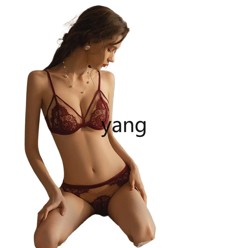 

CX Lace Summer Ladies Underwear Big Breasts Small Gathering Comfortable Thin