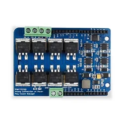 Pilote de Shield-V1.5 de moteur de pont en H de canal de touristes de DC6- 22V, IRF3205S, contrôleur de MOSFET IR2104, 2 canaux pour le kit électronique de bricolage, 1PC