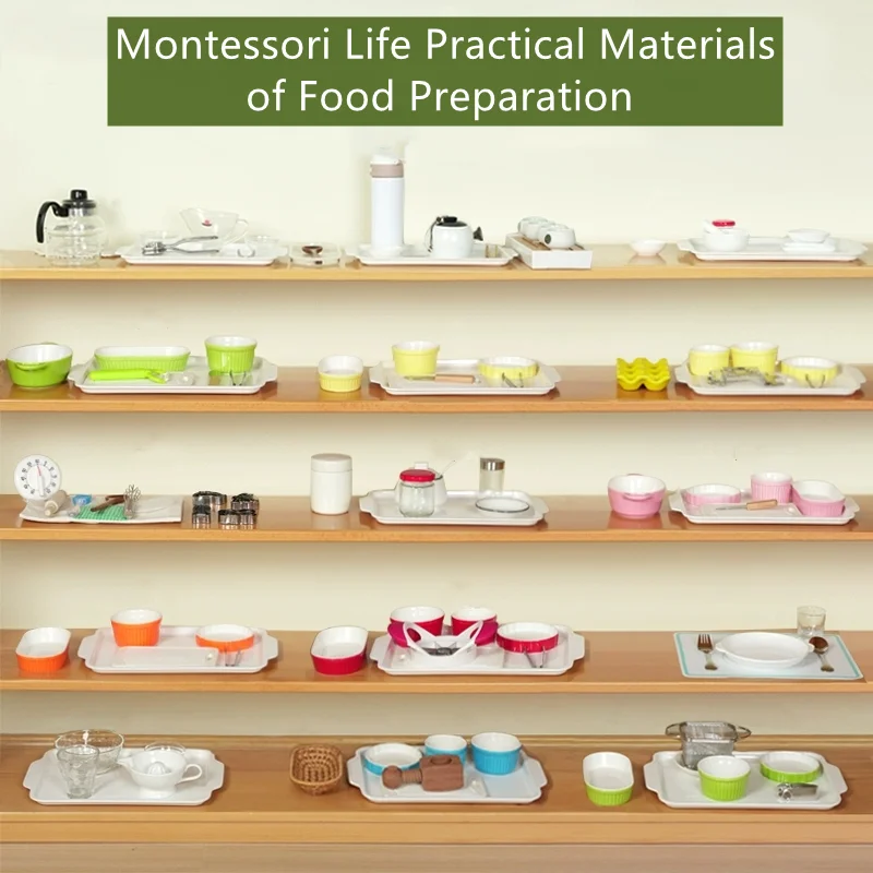 

Montessori Life Practical Materials Food Preparation Activities Basic Skill Learning Tools IC Classroom Educational Equipment