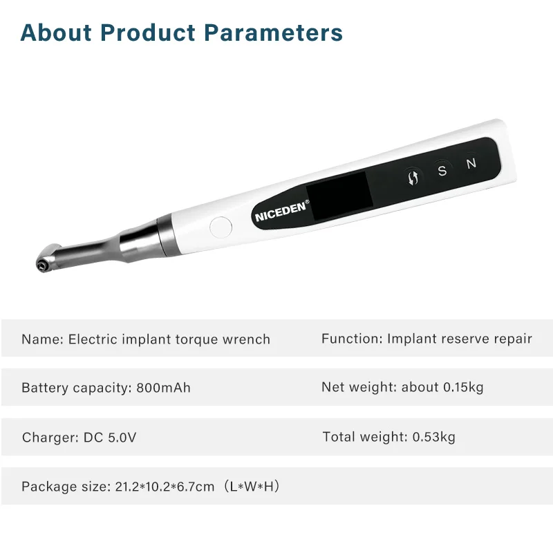 Den tal impl ant system wireless electric Universal 16pcs Handpiece Screwdriver dent istry Repair Tools