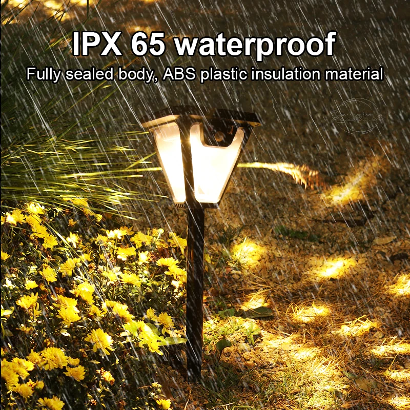 Night Exterior Solar Lamp 100 LEDs External Sensor Lighting Waterproof Solar Lantern 3 Modes Durable Solar Light Garden Light