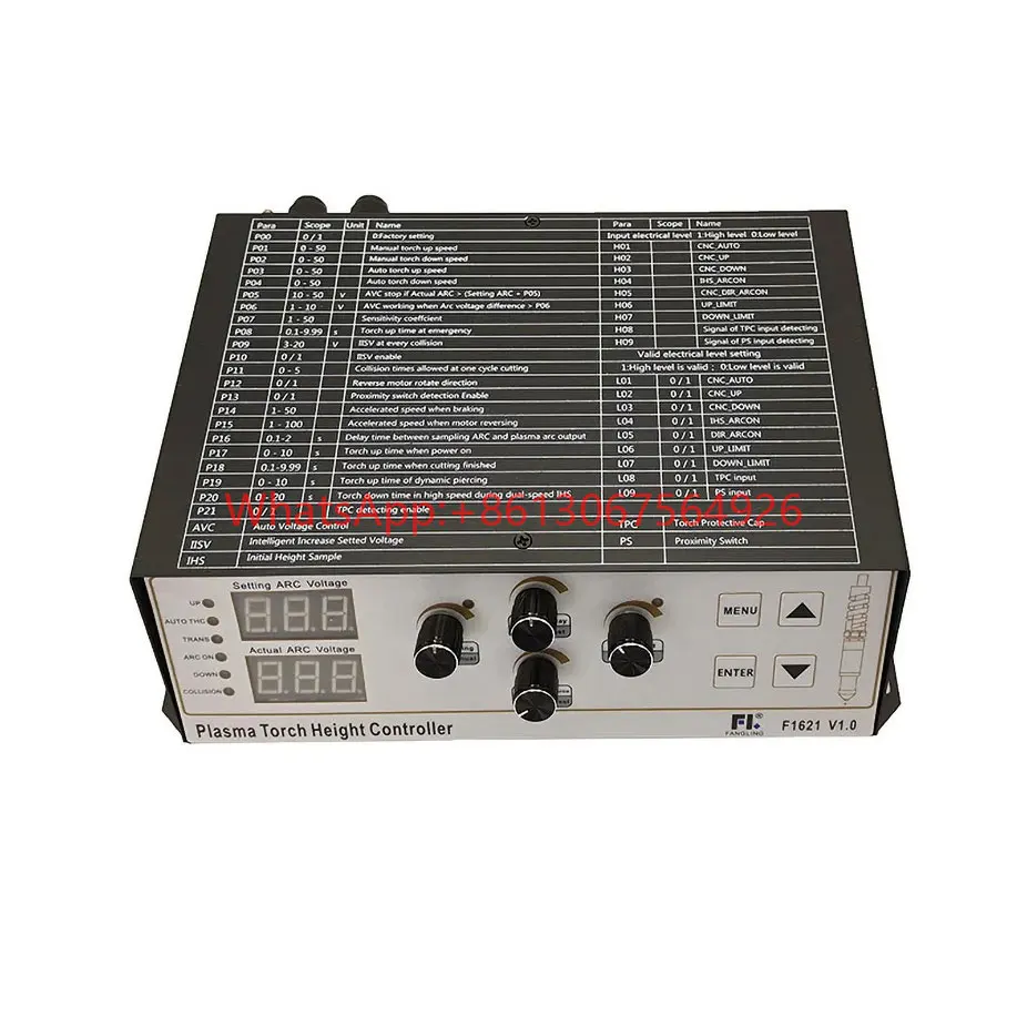 F1621 F1620 Torch height controller THC Automatic Arc and cap voltage plasma torch height controller