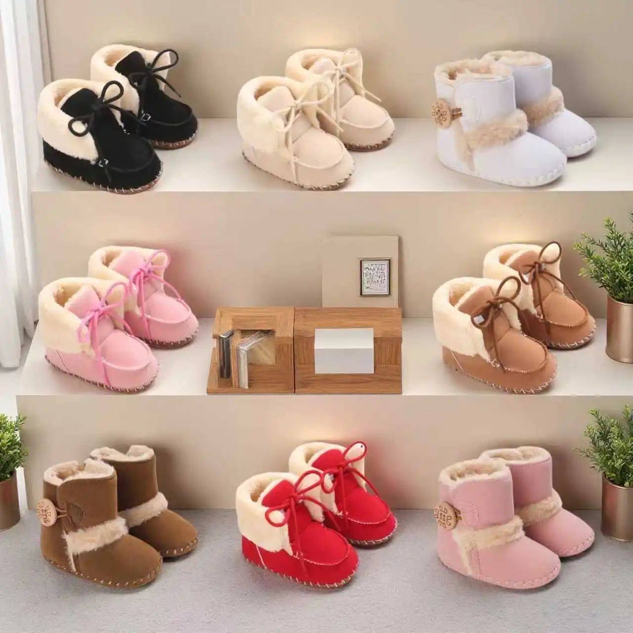 

Новая модная удобная обувь, мягкие пинетки для новорожденных девочек и мальчиков, зимние сапоги с ручной строчкой, теплая обувь для новорожденных