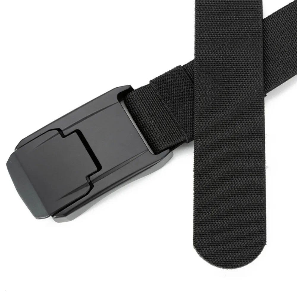 Sabuk regang gesper pelepasan cepat, sabuk kerja adem kuat, sabuk elastis nilon asli, sabuk olahraga luar ruangan