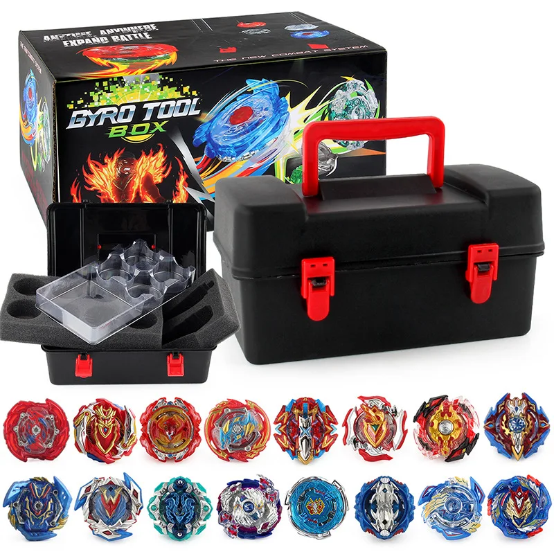 

Toupie s Set Burst Metal Fusion With Wire And Ruler Launcher Tool Box Spinning Gyro Toy For Boys Children Gift