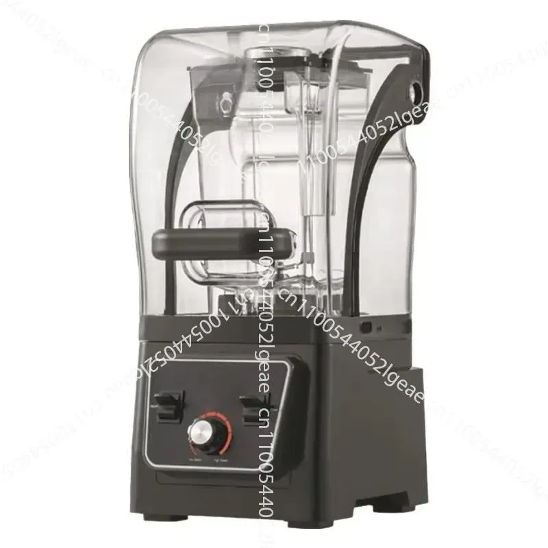 Commercial Silent Mixer 500W 1.6/2 L Capacity, Anti-drip Design, Button Control - Smoothie Machines and Food Processors