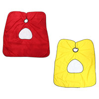 2Pcs Transparent Polyester Cape Large Size AntiWrinkle WaterResistant Hairdressing Smock Salon Haircut Barber Barbershop Dyeing