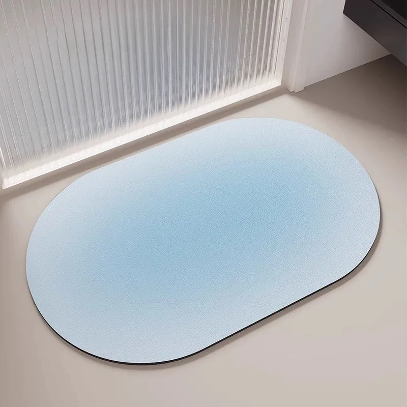 Dopamine gradual change bathroom floor mat bathroom door diatom mud water absorption non-slip foot pad quick drying mat