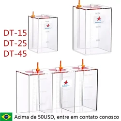 Red Starfish Dosing Pump Scale Liquid Storage Bucket With Scale 1.5L/2.5L/4.5L Liters High Quality Acrylic made Reef