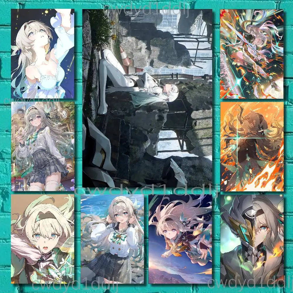

Firefly H-Honkai Star Rail HSR Poster For Fans Room Living Canvas Painting Print Pictures Wall Art Home Decor