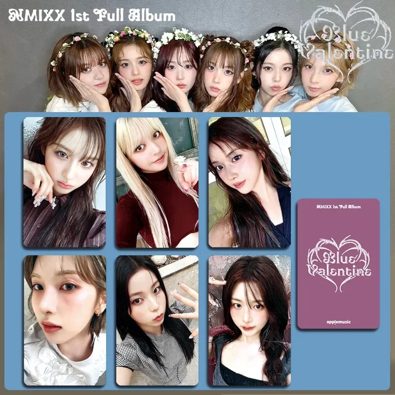 6Pcs/Set Idol NMIXX New Album Blue Valentine Lomo Cards Special Bonus Card LILY HAEWON SULLYOON BAE JIWOO KYUJIN Fans Gifts view 4