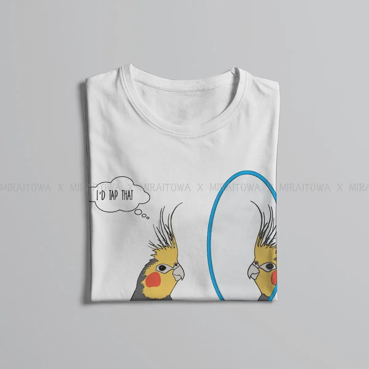 Animal Parrots Cockatiel Doodle It is Me  Tshirt Graphic Men Tops Vintage Fashion Tees Short Sleeve Cotton Harajuku T Shirt