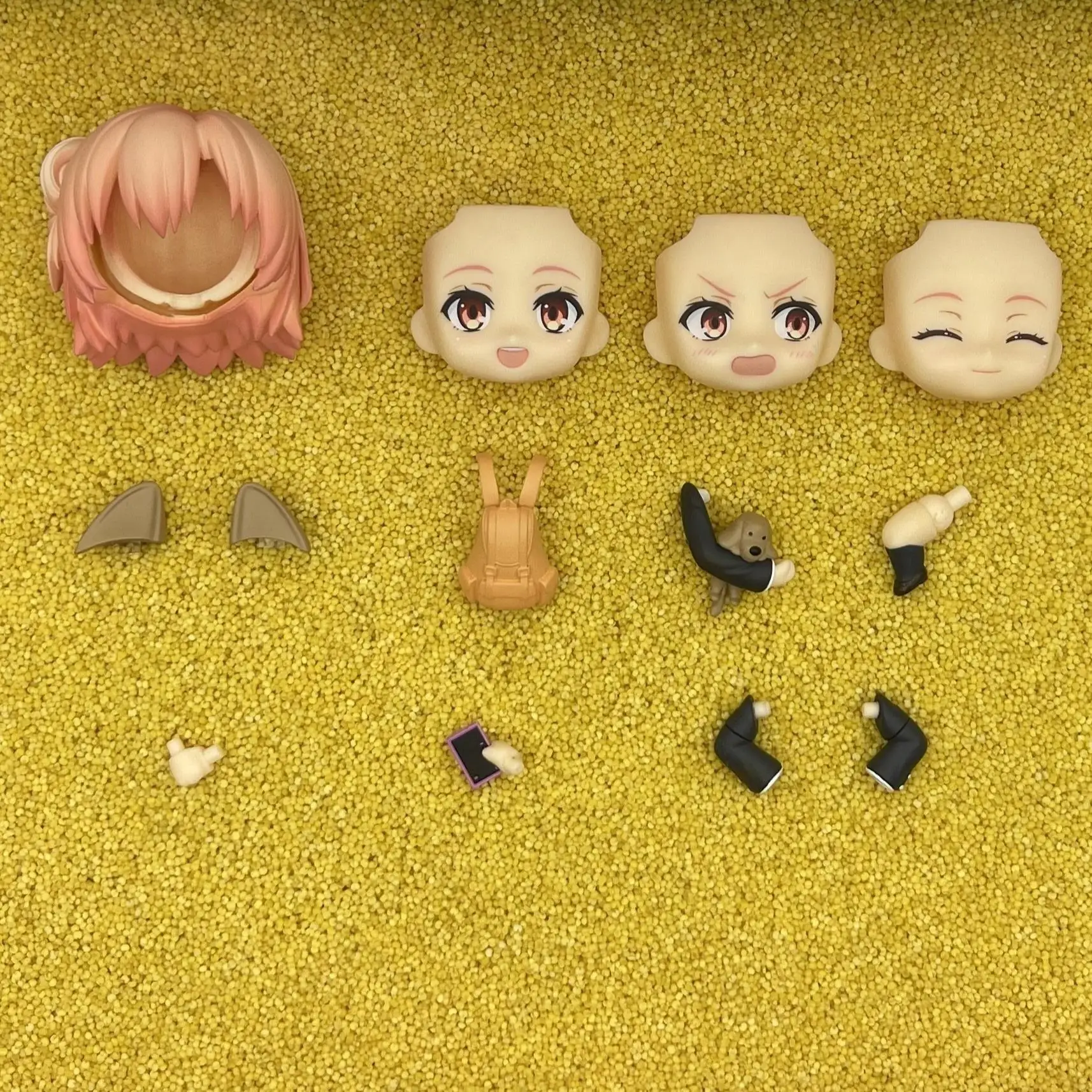 

youbibinjieyi GSC Clay Man Face doll face hair doll accessories