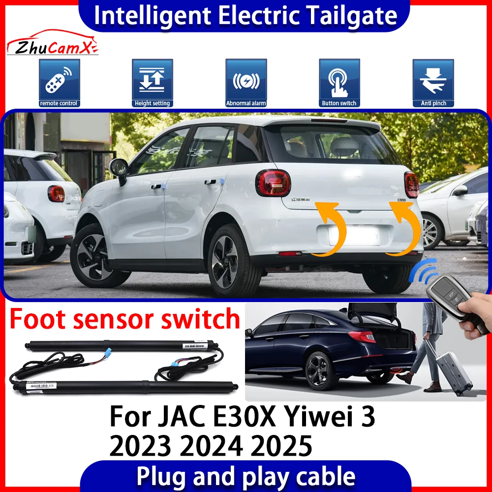 

ZhuCamX Car Automatic Lifting kit Opening Trunk Intelligent Electric Tail Gate Lift Tailgate for JAC E30X Yiwei 3 2023 2024 2025