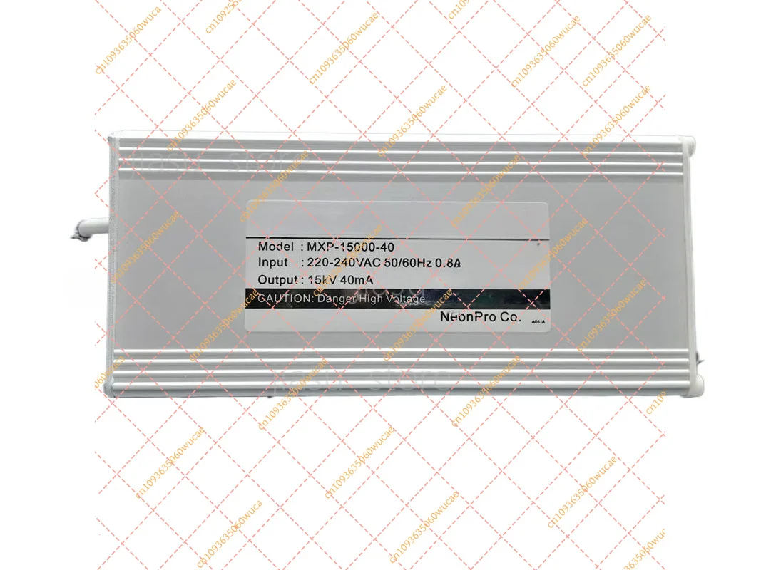 220V Neon Sign Rectifier Ballast 15kVAC 40mA, Heavy-Duty Power Supply Transformer