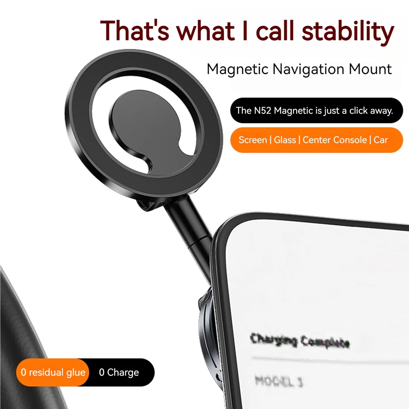 

Магнитный автомобильный держатель для телефона, складная вакуумная присоска, подставка для телефона, кронштейн для телефона для iPhone 16/15/14/13/12 Plus/Pro/Max/Mini