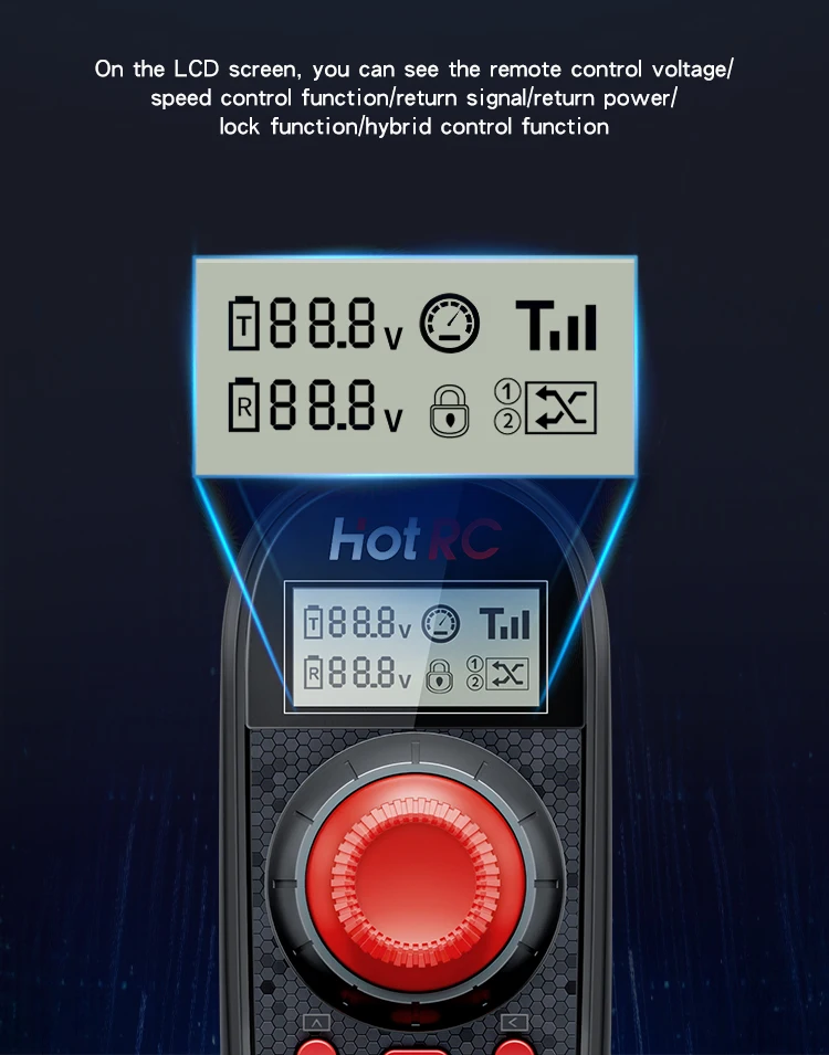 HOTRC DS-600 DS600 6-Kanal 2,4GHz Funksystem-Sender mit F-06A 1-6 Kanal Empfänger für RC-Boot Fernsteuerungssystem – Detail 6