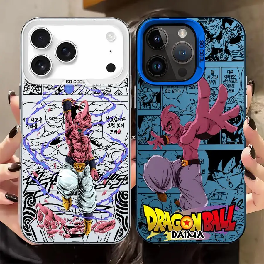Funda Drogon Ball Majin Buu para iPhone 17 Air 16e 14 15 16 Plus 11 12 13 Pro Max cubierta suave