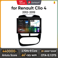Junsun V3 Plus 2K Car Radio For Renault Clio 4 ZOE 2012 - 2019 wireless CarPlay Android Auto No 2 din 2din DVD