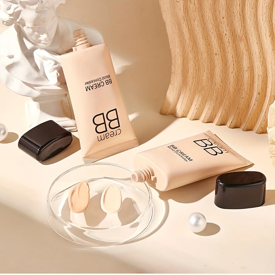 BB cream corrector, hidratación duradera, crema aislante de base líquida de maquillaje nude, crema CC ligera con agua