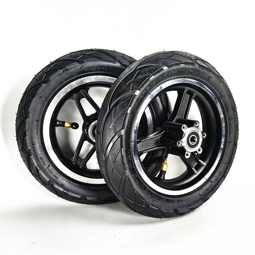 

9x3.00-6 шина для скутера, бескамерная шина для электрического скутера с подшипником/дисковым тормозом в сборе, сменные аксессуары для скутера