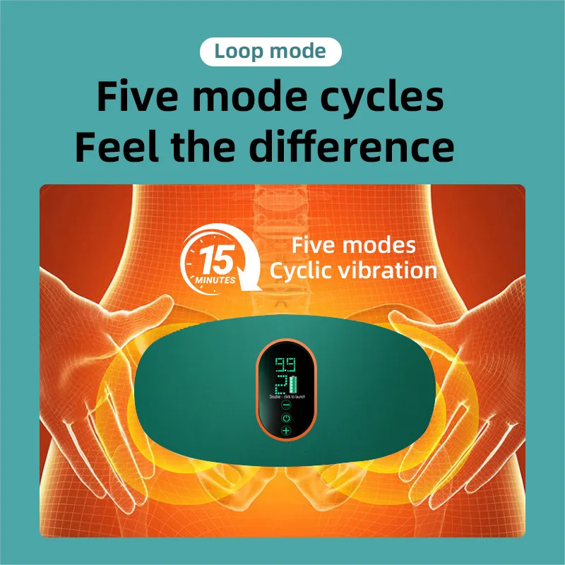 Vibration Abdomen Slimming Machine Weight Loss Lazy Big Belly Thin Waist Stovepipe Fat Burning Abdominal Massage Fitness Equip 8 5