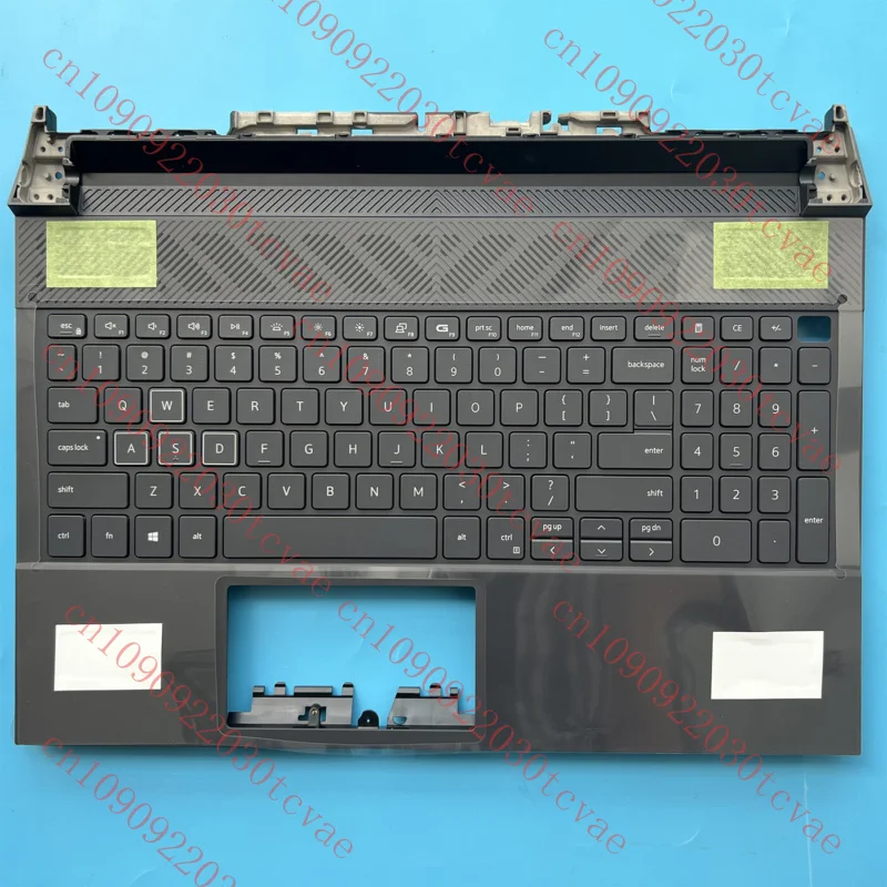 

New For Dell G15 5530 025CCM 25CCM Palmrest Upper Case US RGB Backlit Keyboard