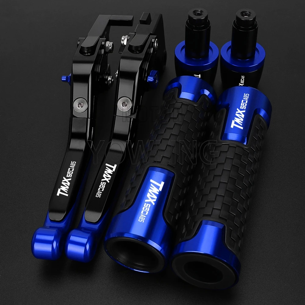

2025 Motorcycle Brake Clutch Levers Handle Bar End Grips Caps For Yamaha TMAX560ABS T-MAX TMAX 560 ABS 2020 2021 2022 2023 2024