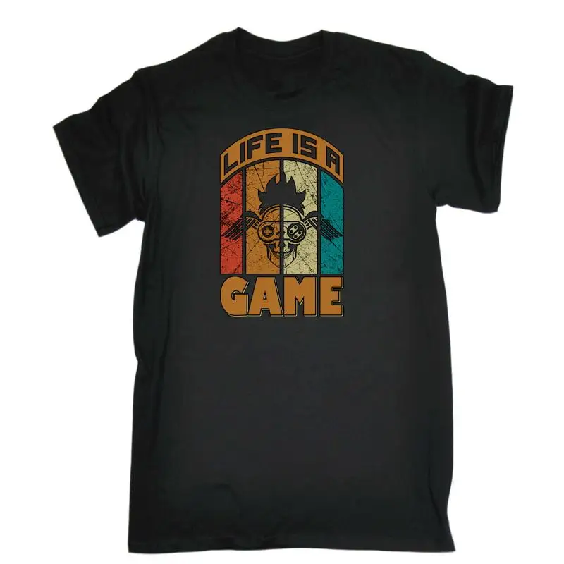 

Life Is A Game Gamer Mens Funny T Shirt