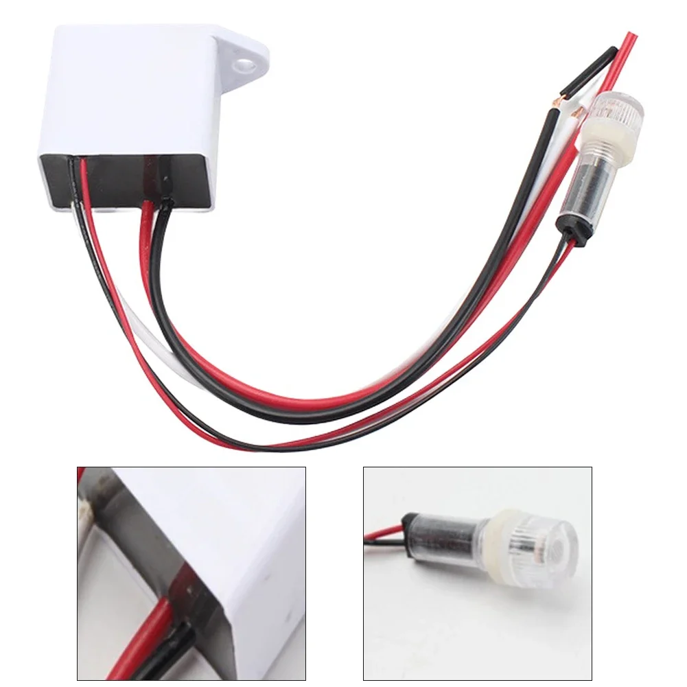 

Светодиодный датчик управления уличным фонарем подходит для наружных уличных фонарей ПК 49*36*23 мм, электрическая часть переключателя управления освещением