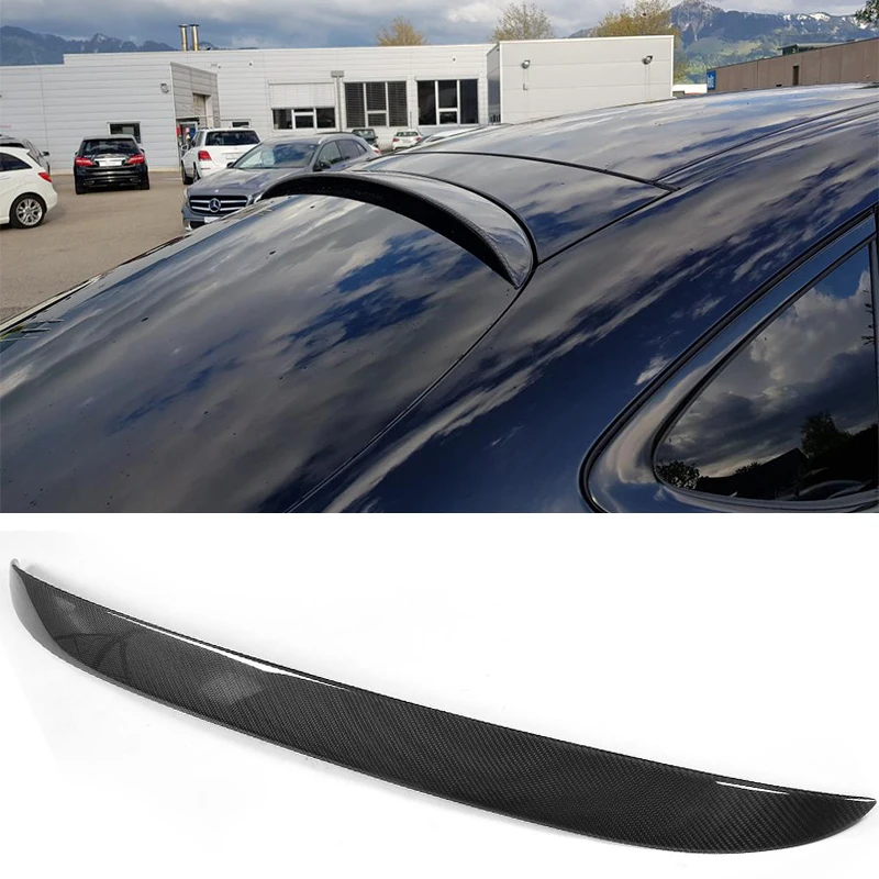 Carbon Fiber Rear Trunk Roof Spoiler Lip Wing For Mercedes Benz GLC SUV GLC250 GLC300 GLC43 AMG Sport Utility 4 Door 2016 2017