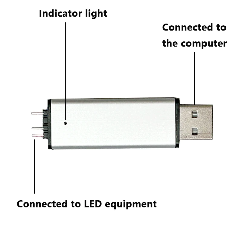USB to 5V 3Pin ARGB  optical synchronization controller supports AuraTerminal ICUE