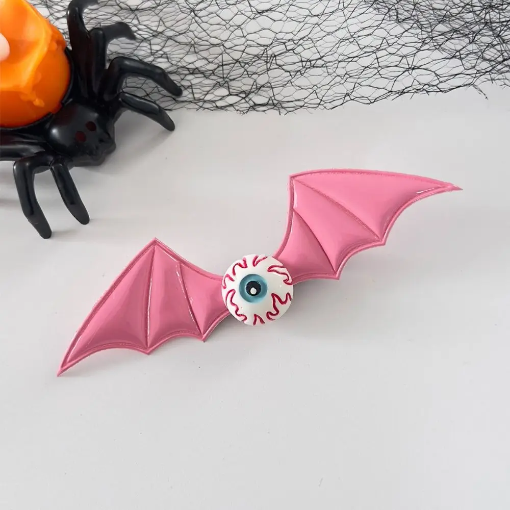 

4PCS Funny Resin Halloween Hairpin Y2k Cosplay Bat Wings Hair Clip Hair Barrettes Headdress Bat Duckbill Side Clip Girls