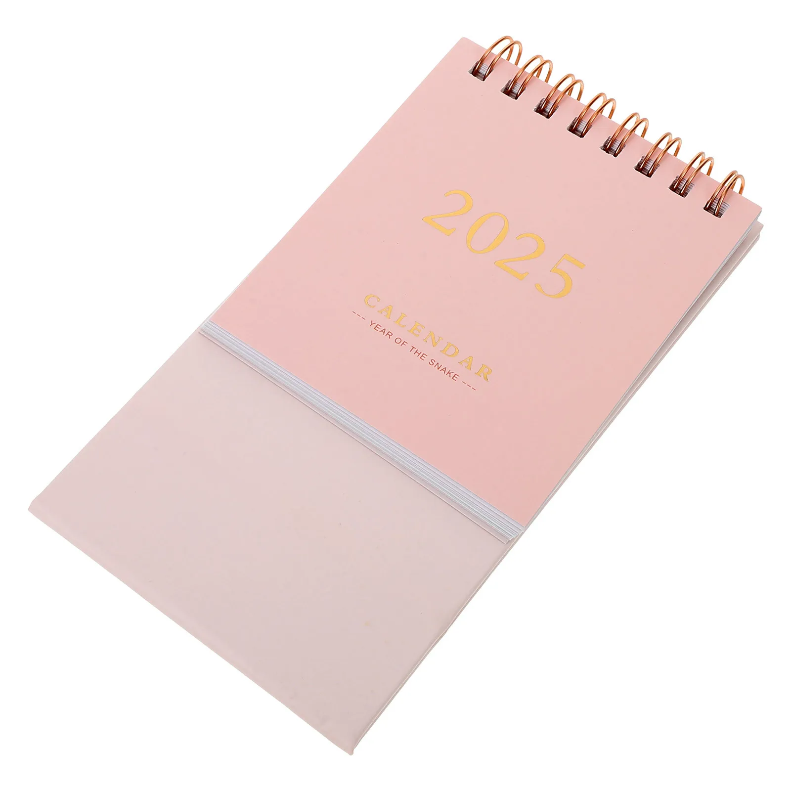 Mini Desk Calendar 2024-2025 Spiral Bound Desktop Stand Monthly Flip Table Calendar for Office Home Small Desk Calendars
